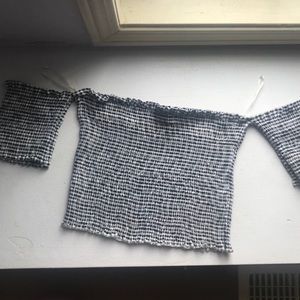 Crop Bandeau with Arm Cuffs